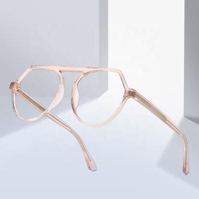 China 2022 New Arrival Photochromic Women Anti Blue Polarized Single Bridge Glasses Eyeglasses Light Eyewear Anti ODM Logo Custom OEM Eyewear Unisex Blue for sale