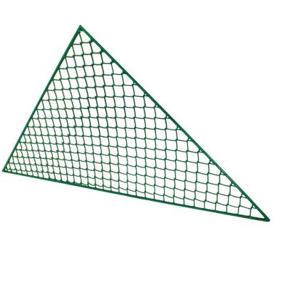 China Protective Mesh Chain Link Fence Netting With Rod Frame And With PVC Coating for sale