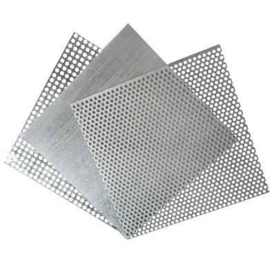 China Plain Weave Powder Coated Hexagon Hole Perforated Metal Fence for sale