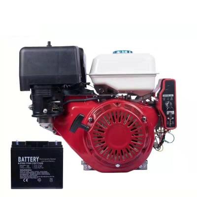 China Taizhou JC 13HP OHV air-cooled good quality portable vertical shaft gasoline engine with electric start for sale