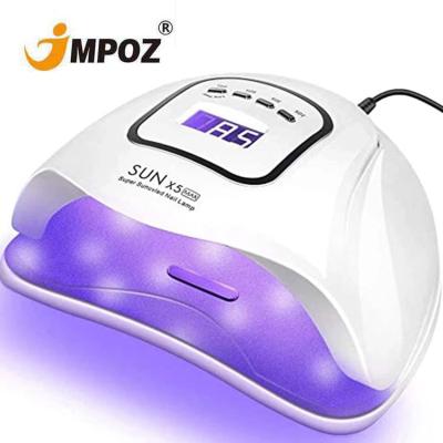 China Drier Nail Art Lamp Beauty Manicure Tools Use+travel Manicure Treatment SUN X5 Max 120W LED Nail Lamp Home White UV Gel Nail Lamp for sale