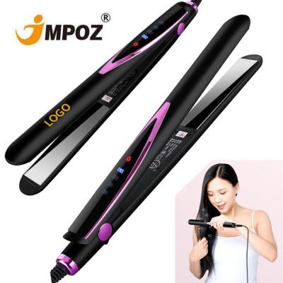 China Car Factory 2 in 1 Professional Ceramic Tourmaline Ceramic Tourmaline Steam Iron Salon Steam Ionic Flat Hair Straightener Fast Wet Styler for sale