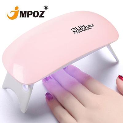 China Home Use+travel Wireless Rechargeable Beauty Sun Mini Uv Led Nail Curing Light Source Portable Double Nail LED Curing Lamp for sale