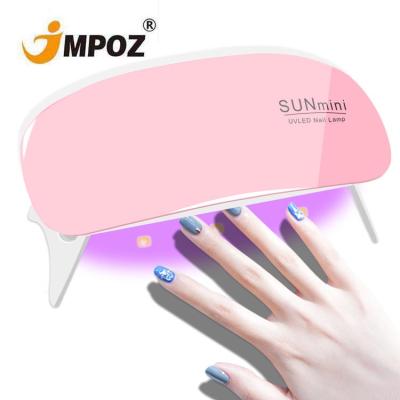 China Home Use+travel Mini Nail Dryer Portable Machine 6W UV Light Nail Light Source Led Lamp Small Portable Effective Quick Dry for sale