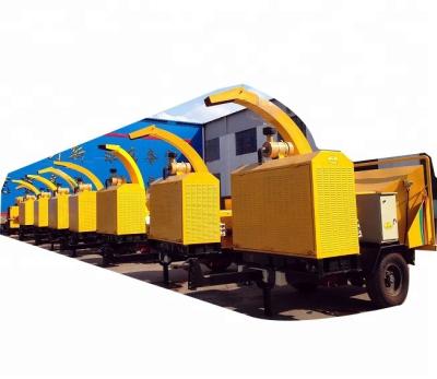 China Mobile Diesel Wood Crusher Wood Diesel Wood Chipper Machine for sale