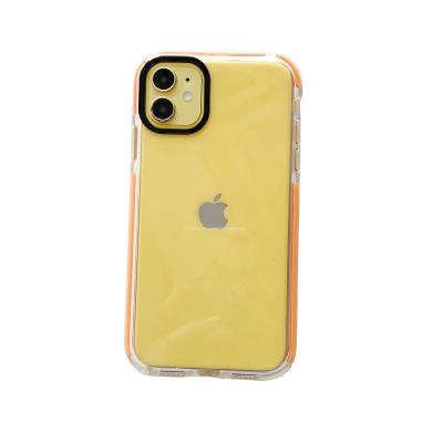 China Waterproof suitable for iphone12 new two-in-one transparent soft shell for Apple11 12 pro max soft shell cell phone case for sale