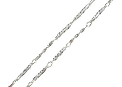 China Contemporary Pure Sterling Silver Chain , Highly Polished Silver Neck Chains for sale