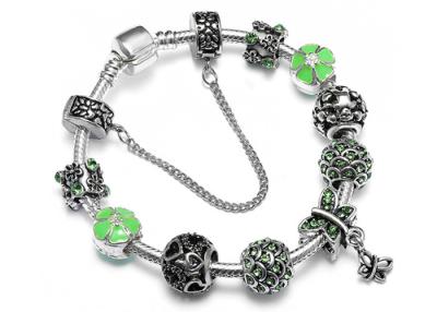 China Pulsera cristalina de la flor de la serie pastoral moldeada de la pulsera del diamante de la libélula en venta