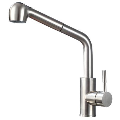 China Best Selling Thermostatic Faucets Pull Down Brass 304 Stainless Steel Multifunctional Kitchen Faucet for sale