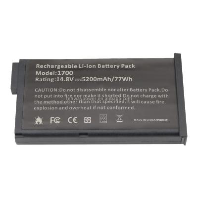 China Rechargeable 14.8V 5200mAh LAPTOP Laptop Battery For HP Compaq Presario 1700 Series 191169-001 182281-001 for sale