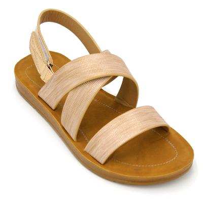 China 2021 New Arrival Lightweight Women's Fashion Women's Slippers Wholesale Elastic Slides Sandals Outdoor Slide Flat Sandal for sale