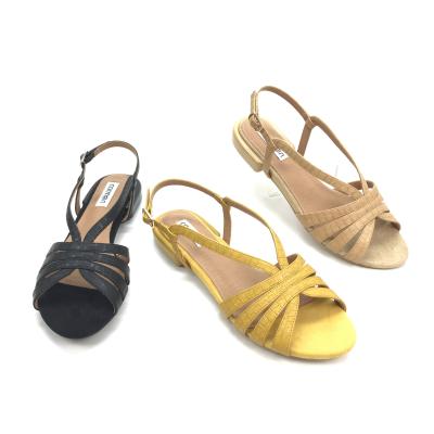 China New Fashion Trend Collection Women Summer Sandal Flat Heel Dress Shoes for sale