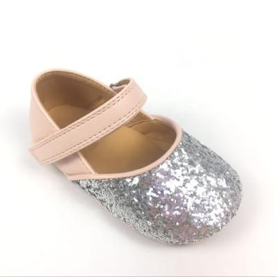 China Round Hot Girls INS Glitter Infant Shoes Fashion Flat Style Spring Autumn for sale