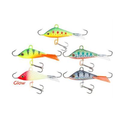 China Lead 50mm 7.5g Lead Winter Fishing Rocker Ice Fishing Jig Hard Head Bait Hooks For Lure Building for sale