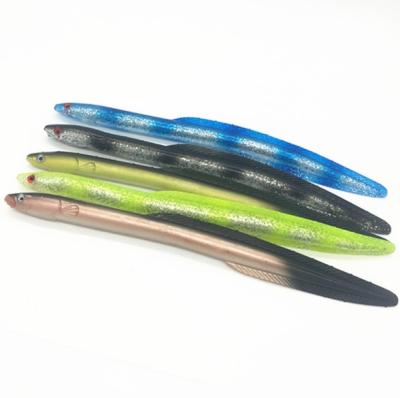 China Toplure Soft Plastic Soft Young Eel Lure Bait 30cm Eel 58g Loach Simulation Lure Bait Soft Lure for sale