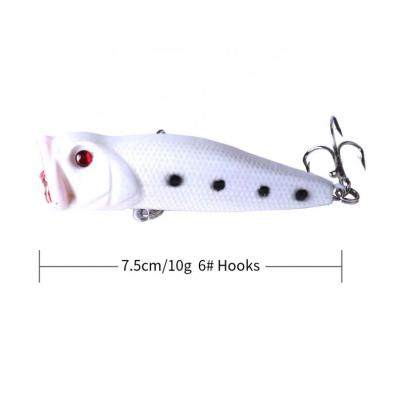 China Hot Sale 9cm Hard Plastic ABS Toplure Luminous 10g Snap Floating Artificial Bait Snap Wood Empty Fishing Lure for sale