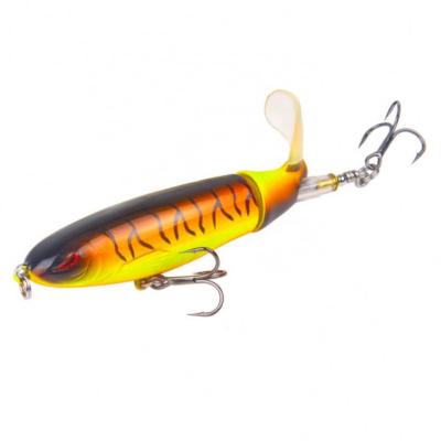 China Wholesale Snap Bait Topwater Hard Plastic Fishing Lure With Thruster Tail PE018 for sale