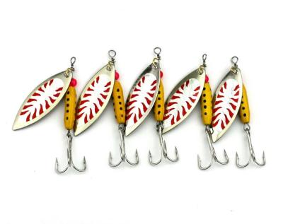 China Metal Trolling Spoon Fishing Lure 9.9G 7CM Metal Spoon Free Shipping for sale