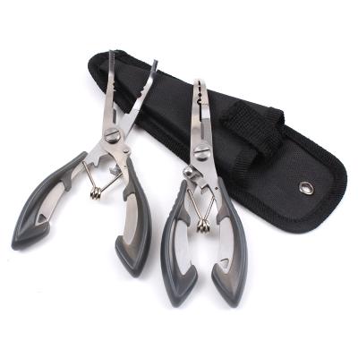 China China Manufactur Portable Easy Use Fishing Tackle Long Bent Nose Fishing Pliers for sale