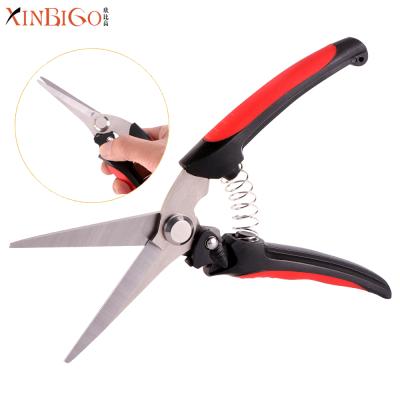 China 2018 High Quality Anti-skid Stainless Steel Handle Fruit Tree Scissors Manual Hand Garden Shears for sale