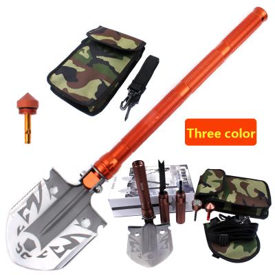 China Garden shovel creative design 12 in 1 combination garden tool kit multi-function folding garden shovel for sale