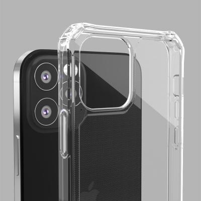 China 2020 Easy Simple Good Quality For iPhone 12 TPU PC Case Crystal Clear Transparent Droproof t Hard Case For Apple iPhone 12 Pro Max Case for sale