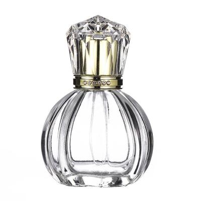 China Travel 50ml Cosmetic Portable Clear Refillable Spray Perfume Atomizer Empty Glass Bottle For Container Cosmetic Perfume Bottle for sale