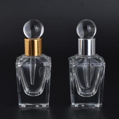 China 15ml Stick Cap Perfume Dropper Bottle Essential Oil Attar Oud Glass Cosmetic Persfume Bottle for sale