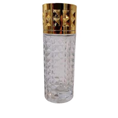 China Hot cosmetic shot transparent glass perfume bottle for sale