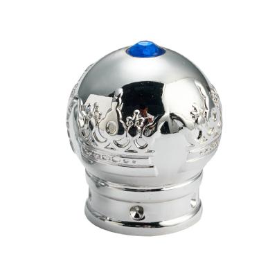 China Non Spill Low MOQ Luxury Silver Plated Perfume Bottle Zamac Cap Good Prices From Factory for sale