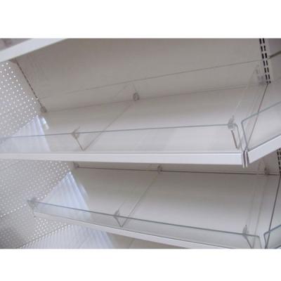 China Commercial Furniture Acrylic Gondola Shelving Dividers In Supermarket for sale