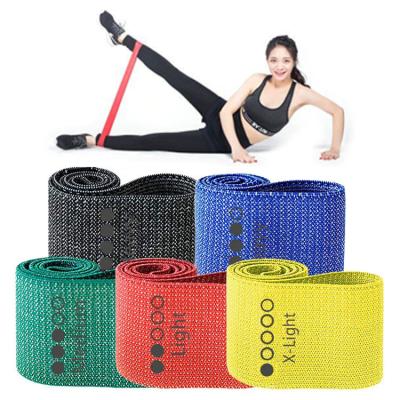 China Custom Yoga Exercise Amazon Hot Style Logo Yoga Gym Exercise Booty Elastic Booty Belt Resistance Bands for sale