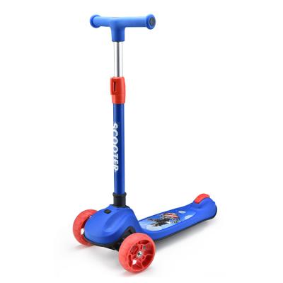 China Hot Selling PU Fashion Kids Kick Scooter Best Kick Scooter 3 Wheels For Kids for sale