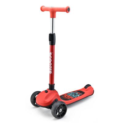 China Hot Selling PU Fashion Kids Kick Scooter Best Kick Scooter 3 Wheels For Kids for sale