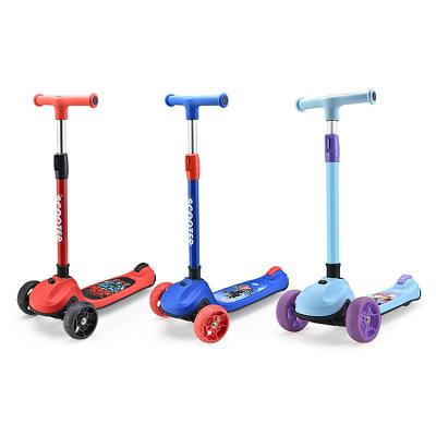 China PU 3 Wheel Scooter For Toddlers For Aged 3+ Lean To Steer for sale