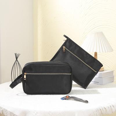 China Behind Doors/On Walls Simple business men briefcase documents multi-layer polyester toiletries storage bag travel portable zipper toiletry wash bag for sale