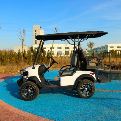 China LK Factory Price Brand New 4 Wheel Designed Golf Carts Electric Club Golf Cart 22x9.50-10 for sale