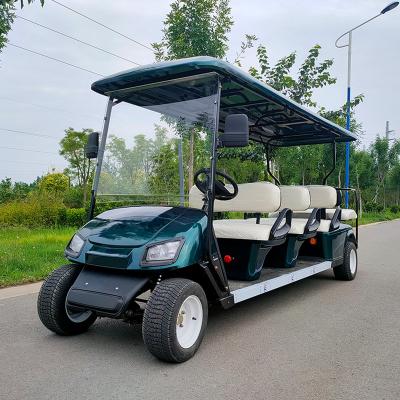 China Cheap Luxury Low Speed ​​Electric Push Street Drive 205/50-10 Vehicle 4 Wheel LK Legal Golf Cart 8 Seater for sale