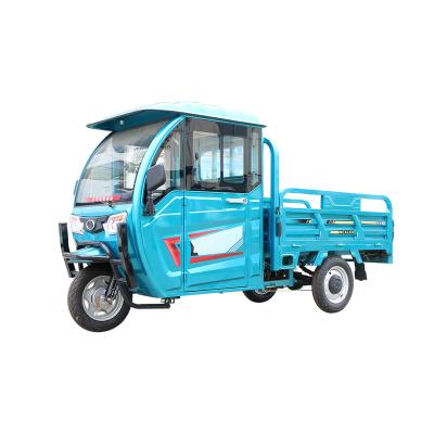 China Cargo 3 wheel electric motorcycle car with drive cabin electric scooter included cargo tricycle for adults for sale