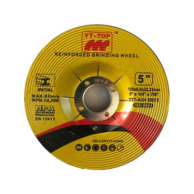 China good metal price 5 INCH grinding wheel for metal for sale