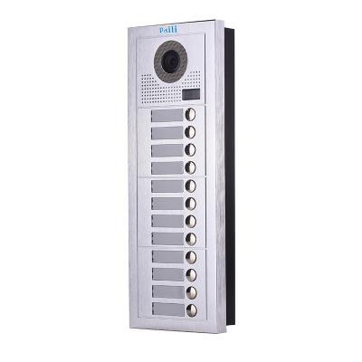 China Video Doorbell Two Wire Video Door Intercom Maintenance Intercom For 10 Family Home for sale