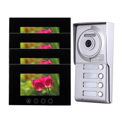 China NIGHT VISION Night Version IIP Doorbell 7' Inches Screen Panel Wired Intercom Video Door Phone Smart Home Security Alarm for Apartment for sale