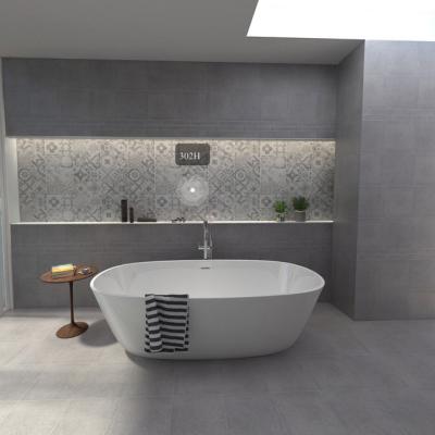 China Modern Style Modern Ceramic Matte Finish Floor And Wall Tiles For Bathroom Living Room for sale