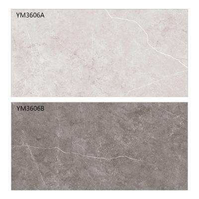 China Modern White And Brown Square Ceramic Matte Tiles 60*60cm For Bathroom Balcony for sale