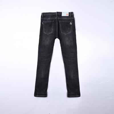 China K3195 QUICK DRY plus size mens slim fit jeans pants boys stretch jeans mens zipper black color jeans for sale