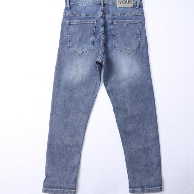 China K2903 QUICK DRY Modern And New Fashion Mens Jeans Fashion Long Trend Spandex Material Custom Made Jeans Pants for sale