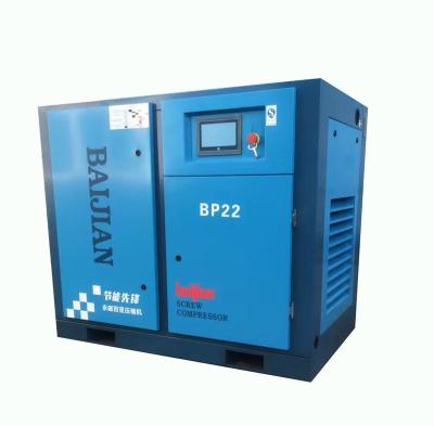 China OIL-LESS 30Hp 1000Lt Manually Air Drying Fungsi Compressor for Pneumatic Agitation for sale