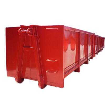 China Q235 T603A 19m3 steel hook lift garbage truck part scrap hook lift bins for sale for sale