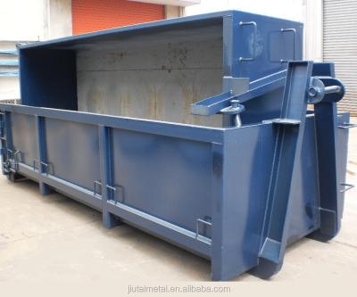 China Q235 Hooklift Bins Steel Waste Metal Containers Recycling Hook Lift Bins For Transportation for sale