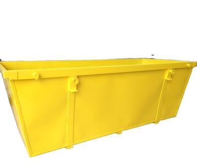 China Q235 Steel Pop Up Bins Metal Waste Bins Truck Steel Waste Bins With Doors For Sale for sale